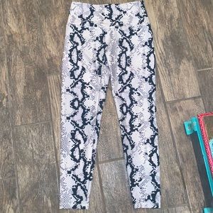 Balance Collection full length snake skin legging